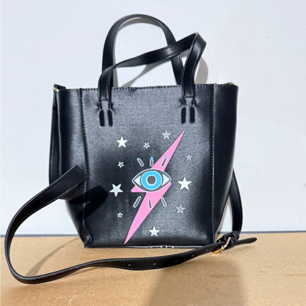 LATC Mini Tote Bag with Eye Design
